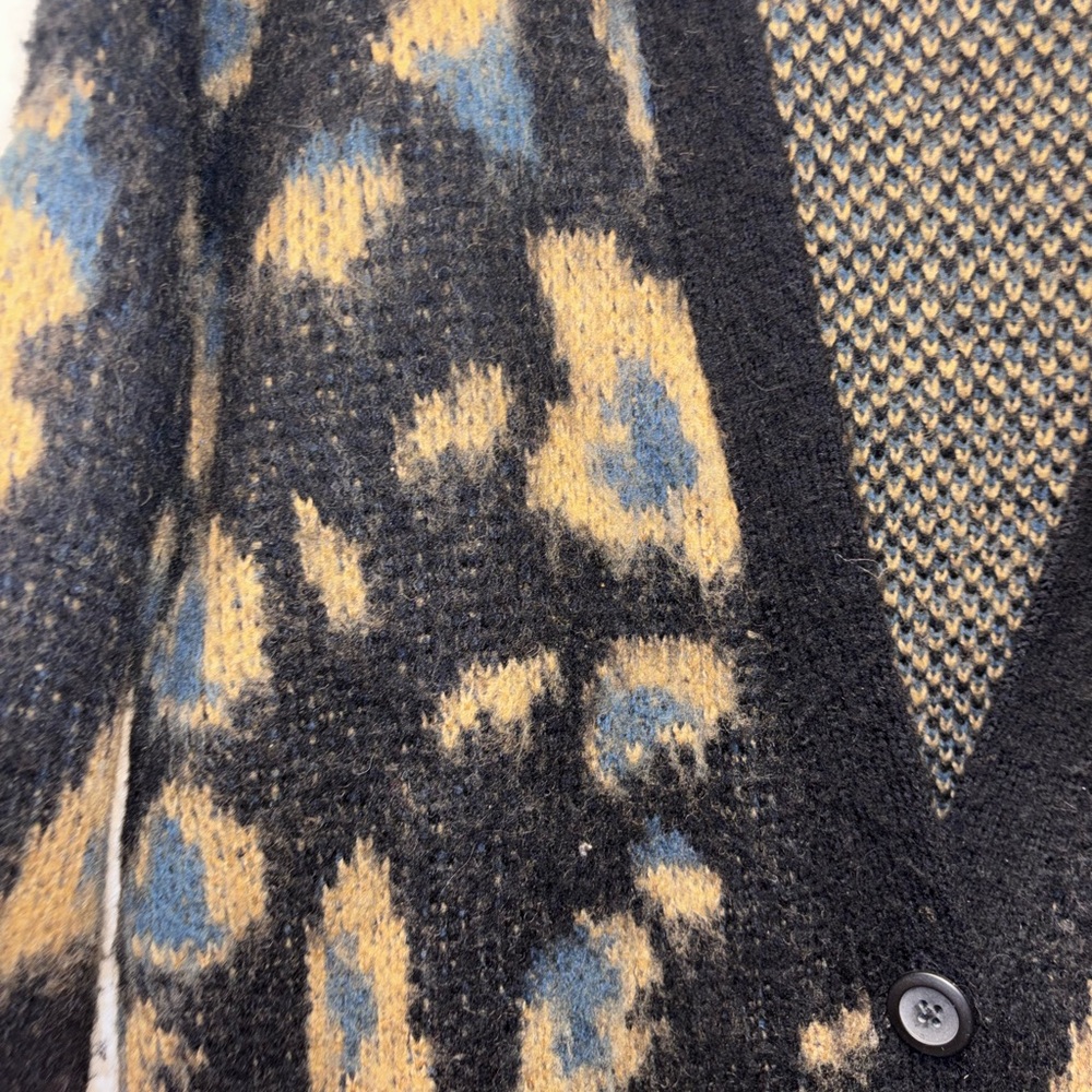 Ecoté Women’s Leopard Print Knit Cardigan Long Open Front | XS/S - Picture 3 of 8